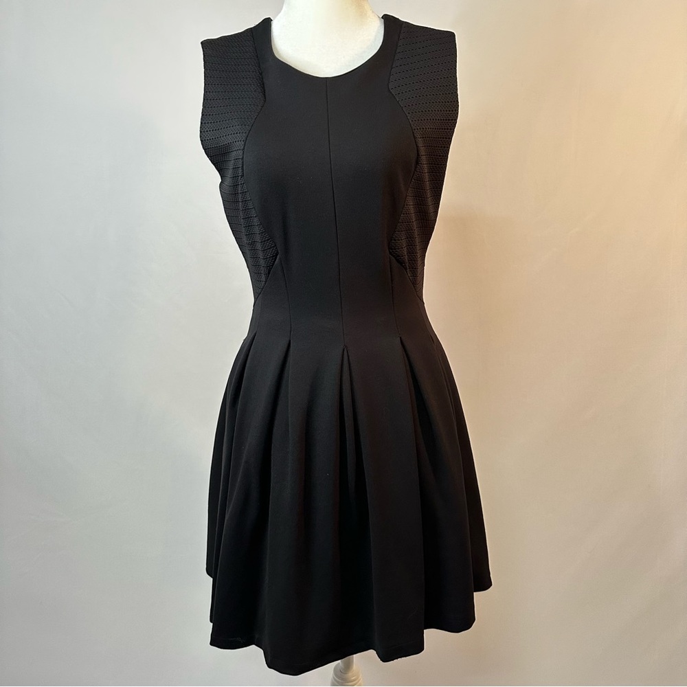 BCBGMaxAzaria Fit & Flare Skater Evening Dress Black Size M